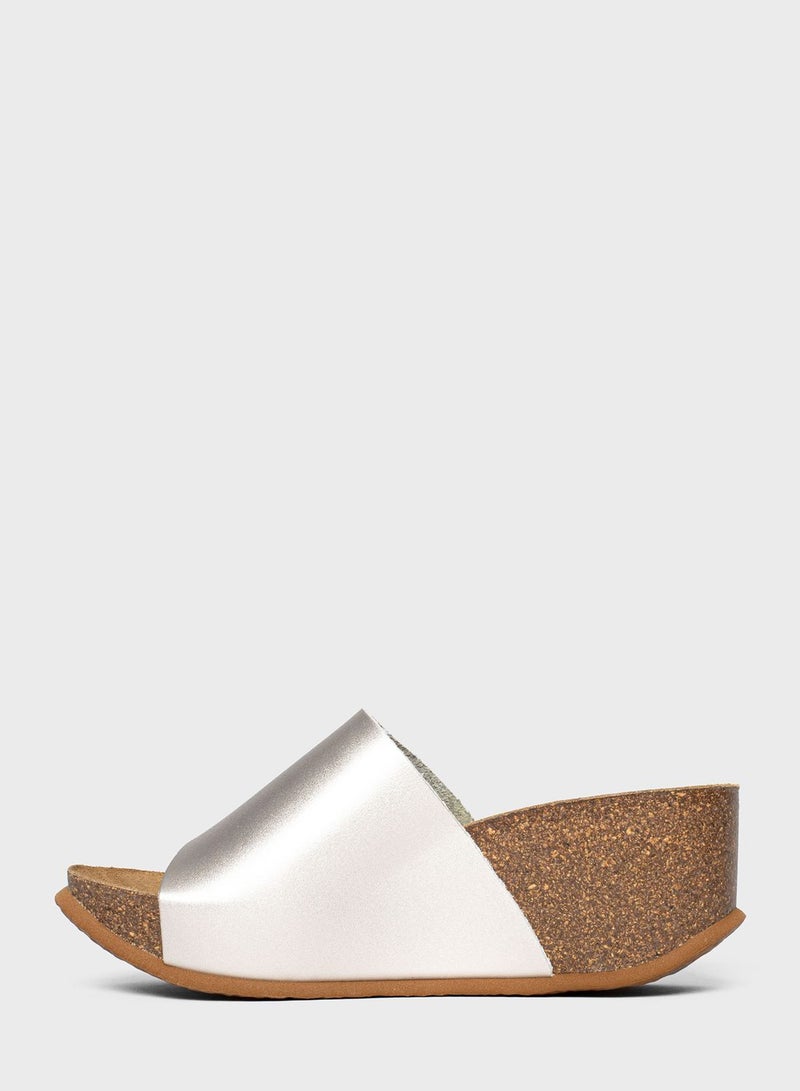 BAYTON Fuerte One Strap Wedge Sandals - Image 2