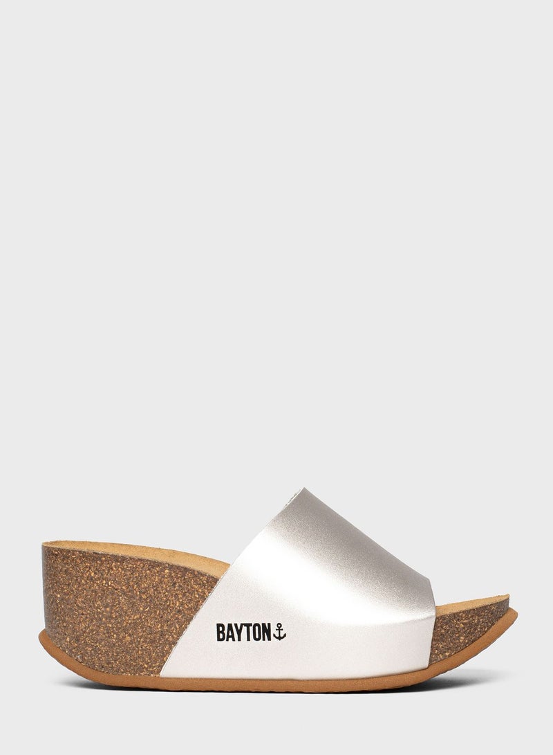 BAYTON Fuerte One Strap Wedge Sandals - Image 1