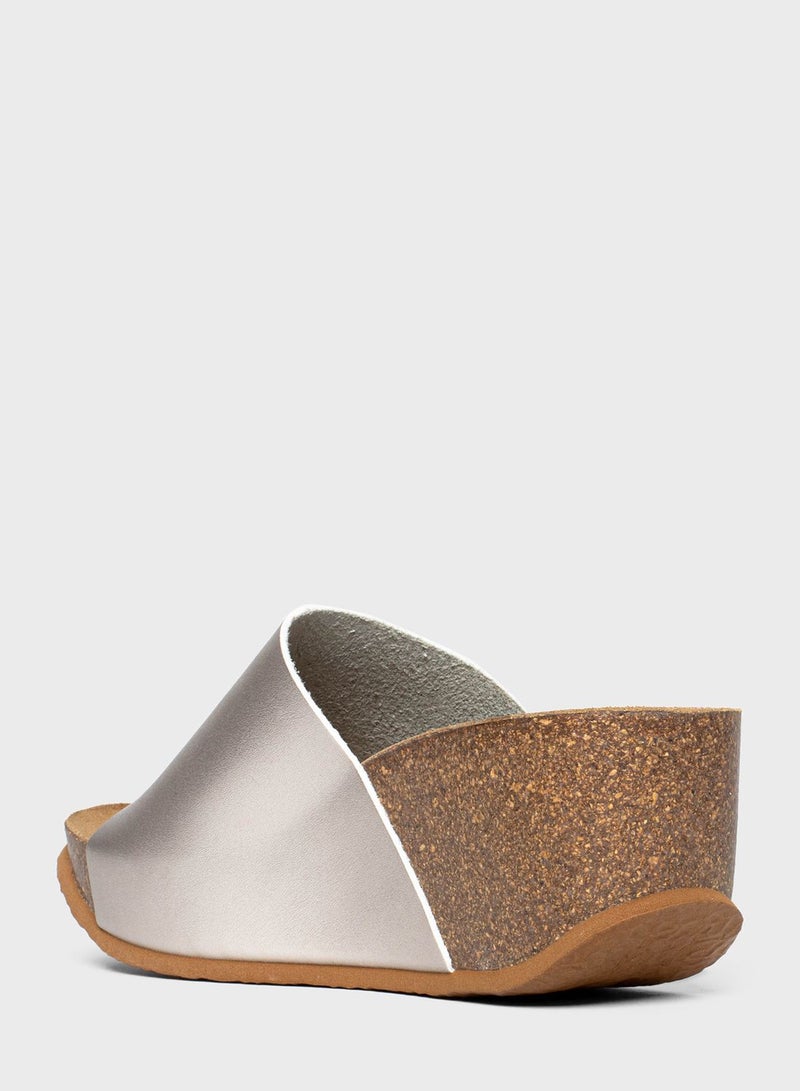 BAYTON Fuerte One Strap Wedge Sandals - Image 4