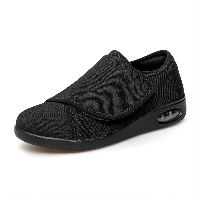 Wide Swollen Feet Friendly Shoes Adjustable Strap Gray 38 - Image 1