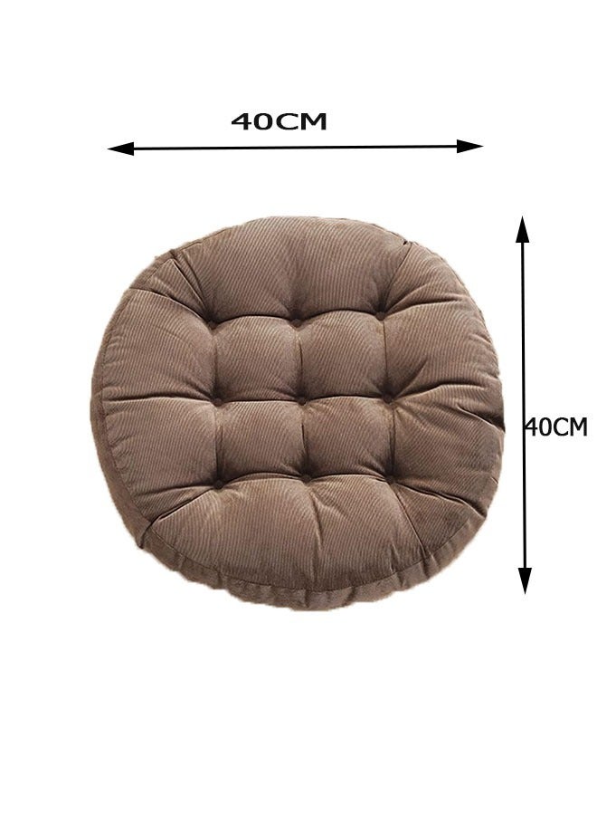 40*40CM Thicken Chair Cushion Solid Chair Seat Cushion Chair Pad Pillow Seat Soft Tatami Floor Cushion for Yoga Meditation Living Room Balcony Office Outdoor - Image 2