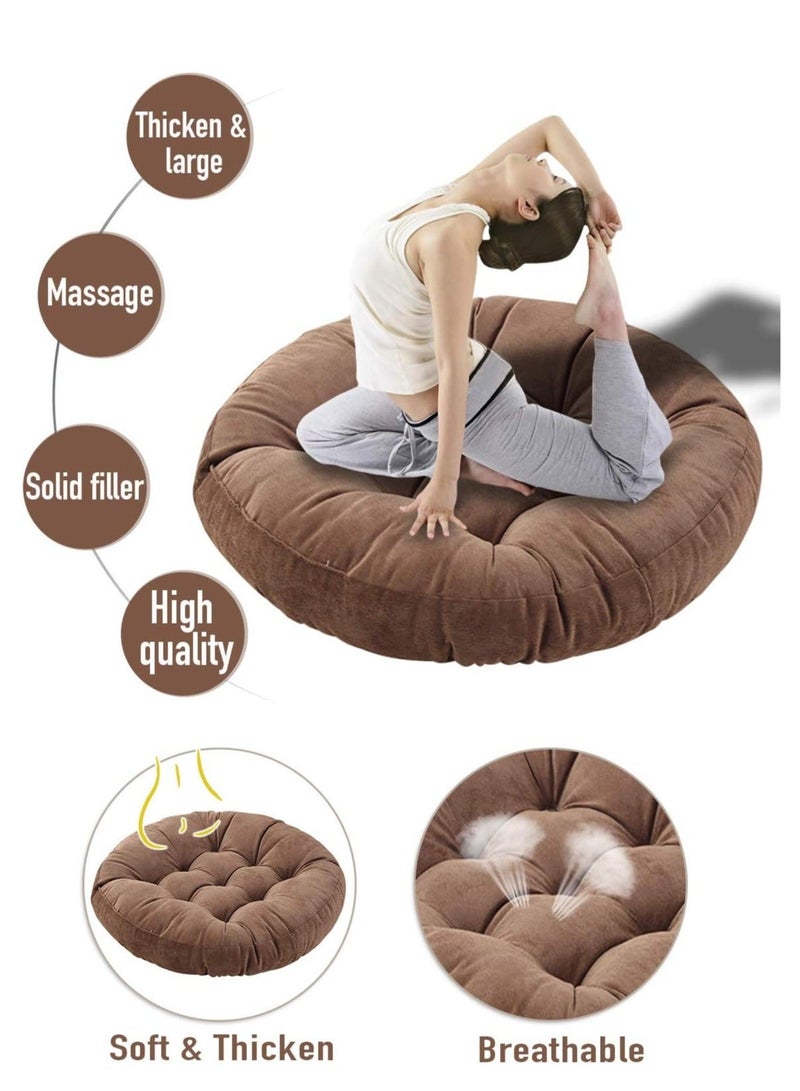 40*40CM Thicken Chair Cushion Solid Chair Seat Cushion Chair Pad Pillow Seat Soft Tatami Floor Cushion for Yoga Meditation Living Room Balcony Office Outdoor - Image 3