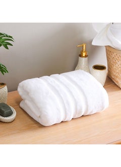 Danube Home Flossy Advance Bath Sheet 100% Cotton 650 gsm Quick Dry Plush Bathsheet Ultra Soft Highly Absorbent Daily Usage Towels For Bathroom L 84 x W 165 Cm-White - pzsku/ZA1DC024CB16475749DFBZ/45/_/1695295008/a05174a3-5c4a-4311-a60e-d8fed9be7676