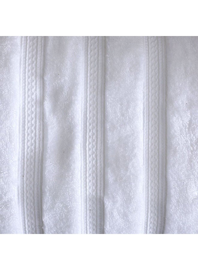 دانوب هوم منشفة حمام دانوب هوم فلوزي أدفانس قطن %  جرام سريعة الجفاف فائقة النعومة عالية الامتصاص للاستخدام اليومي للحمام أبيض  سم - Image 4