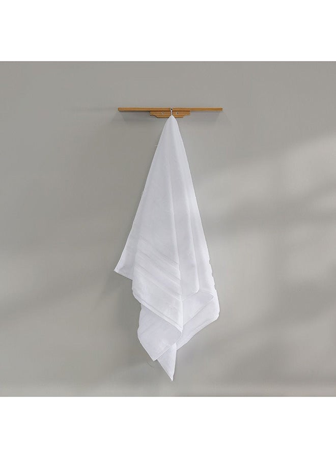 دانوب هوم منشفة حمام دانوب هوم فلوزي أدفانس قطن %  جرام سريعة الجفاف فائقة النعومة عالية الامتصاص للاستخدام اليومي للحمام أبيض  سم - Image 2