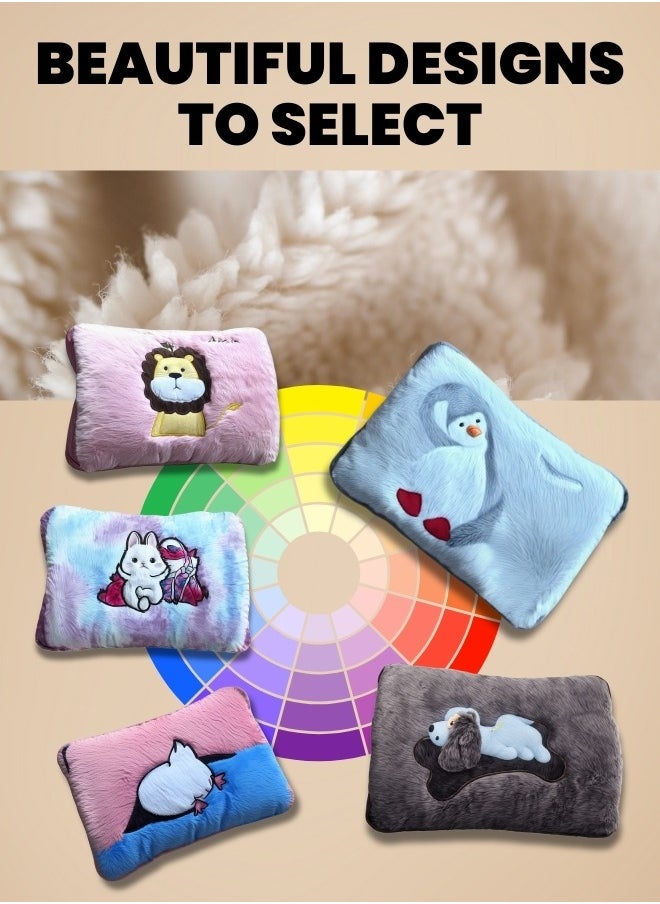 Lifenpure Lifenpure™ Electric rechargeable heating water bags for pain relief lion  - Image 2