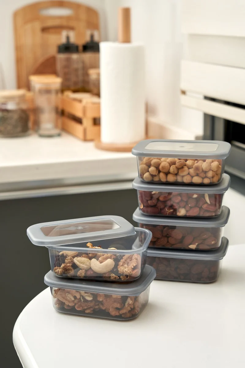 FH finehome Nordin 12-Piece Rectangular Storage Container 250ml