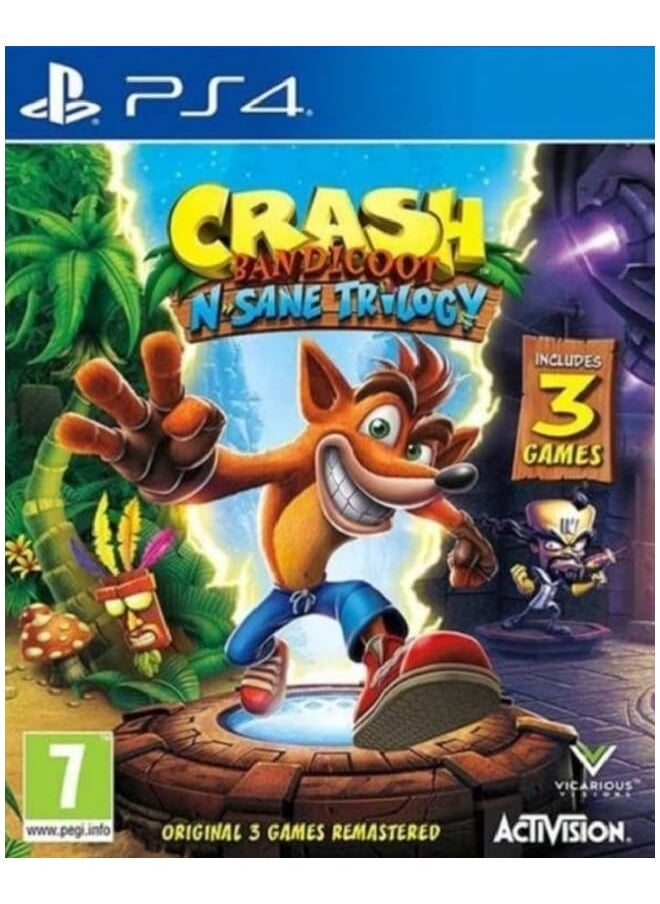 بلاي ستيشن - لعبة فيديو كراش بانديكوت إن ساني تريلوجي - مغامرة - بلاي ستيشن 4 (PS4) - Image 1