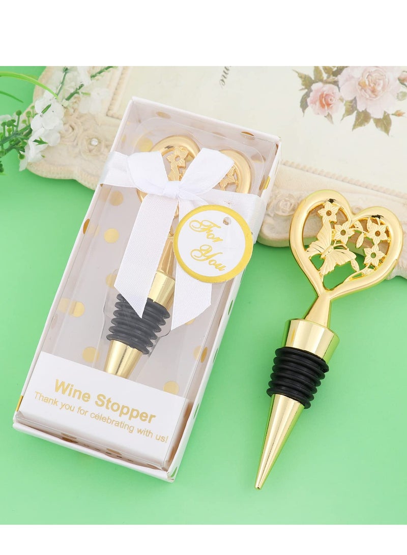 KASTWAVE Wine Stoppers, 12 Pcs Butterfly Wine Stoppers, Wedding Favors, Bridal Shower Gifts, and Birthday Party Souvenirs, Durable Beverage Corks for Preserving Wine Freshness  - Image 3