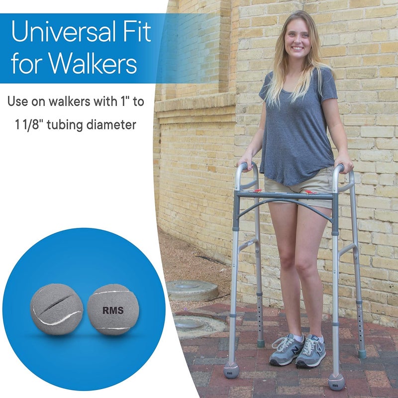 RMS Walker Glide Balls - Precut Opening for Easy Installation, Fit Most Walkers - Image 3