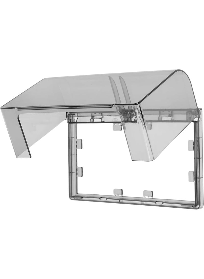 SYOSI Outdoor Outlet Cover, Weatherproof Electrical Receptacle Cover with Auto-Closing Lid, Vertical or Horizontal Mount, Durable Protection for Outdoor Power Sockets, Home Garden Patio - Image 1