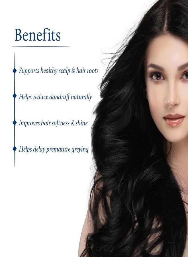 Blue Nectar Batana Hair Shampoo for Fuller & Stronger Hair | Organic Shampoo for Dry, Frizzy, Curly, and Wavy types | Redensyl Alternate | Shampoo for Women & Men (17 Herbs, 200ml) - Image 5