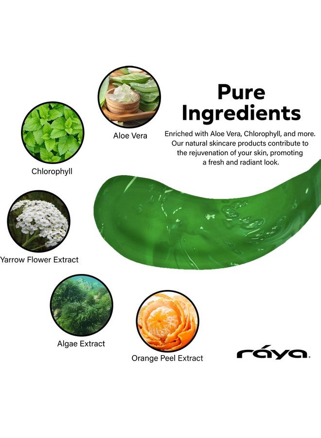 رايا قناع رايا بالكلوروفيل (607) | قناع شد الوجه لجميع أنواع البشرة | يقلل من الخطوط الدقيقة والتجاعيد | قناع شد البشرة للعناية ببشرة الوجه | أقنعة الوجه للعناية بالبشرة - Image 2