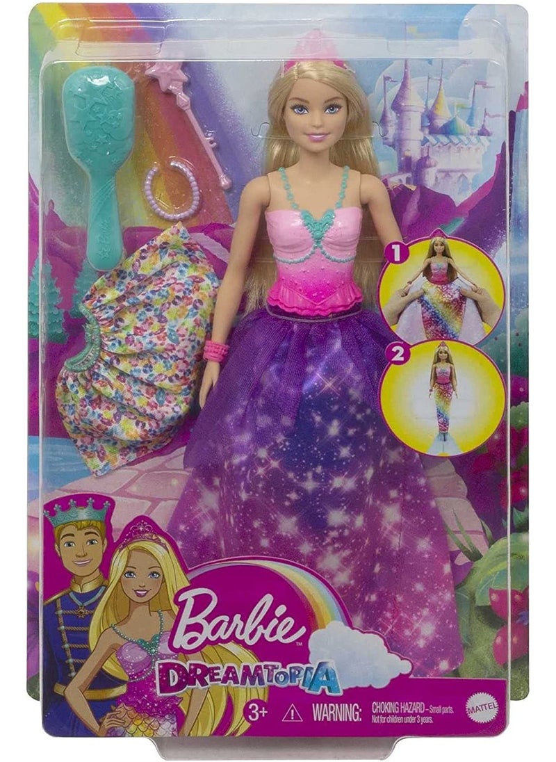 Barbie - Barbie Dreamtopia Princess to Mermaid Fashion - Image 1