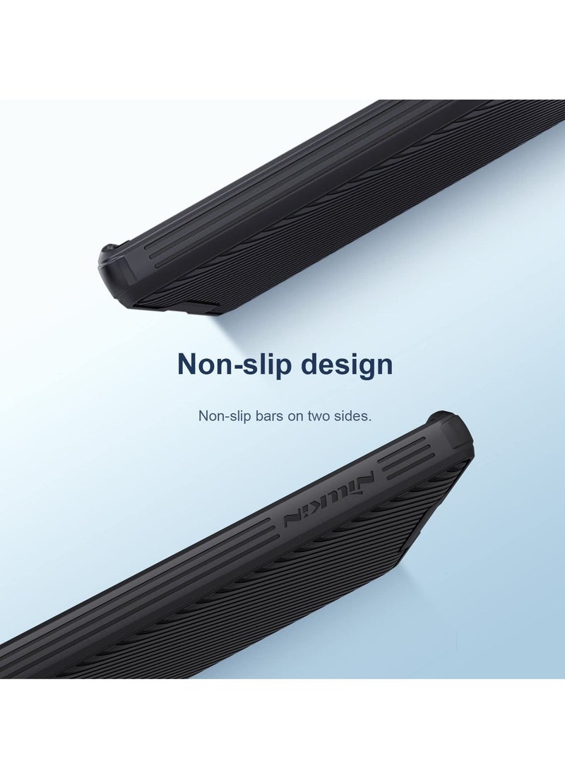 SYOSI Case for Samsung Galaxy S22 Ultra 6.8 Inch with Sliding Camera Cover Slim Stylish Case with Shock Resistant PC Back Stylish Wear Resistant Water and Oil Resistant Black - Image 5