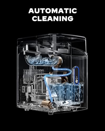 Silonn Nugget Ice Maker Countertop, Pebble Ice Maker with Soft Chewable Ice, One-Click Operation Ice Machine with Self-Cleaning, 33lbs/24H, Stainless Steel - Image 5