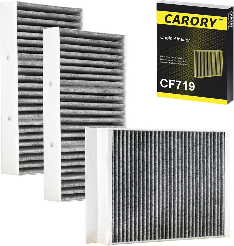 Carory Cabin Air Filter w/Activated Carbon for Mercedes-Benz GLE350 (2016-2018), GLE400 (2016-2019), ML350 (2012-2015), GLS450 (2017-2019), OE# 1668300318, 1668307201, 2928300000, CF11719, XC10009C - Image 1