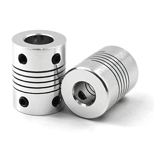 SeeRaphee Beam Coupling Flexible Coupling 6mm to 8mm Shaft Coupler for 3D Printer and CNC Machine-Length 25mm Diameter 19mm 10PCS - Image 2