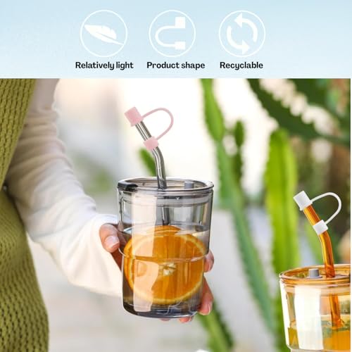 Flavizo 4 Pcs Silicone Straw Cap – Reusable Cover for Stanley 14|20|30|40|64 Oz Cup, Dustproof Leakproof Sipper Accessory, Stylish Tumbler Lid Attachment - Image 5