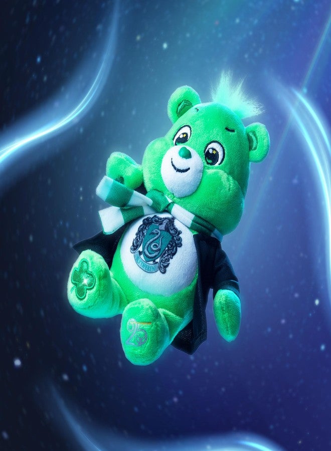Care Bears Harry Potter x Care Bears - 8 Inch Plush - Soft, Huggable Plushie, Stuffed Animal for Girls and Boys, Ages 4+, Slytherin House Good Luck Bear - Image 5