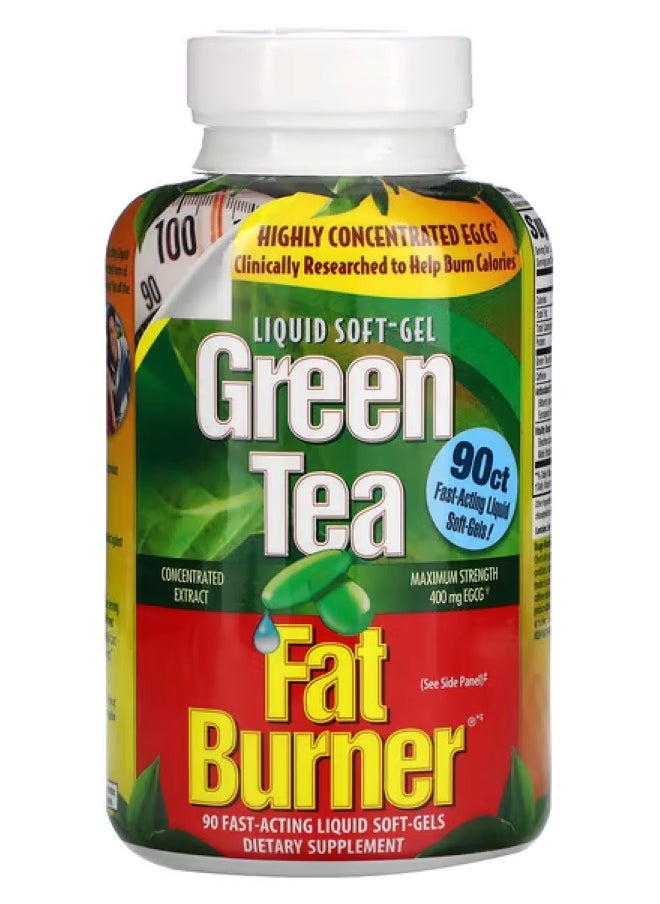 Applied Nutrition Green Tea Fat Burner 90 Fast Acting Liquid Softgels 