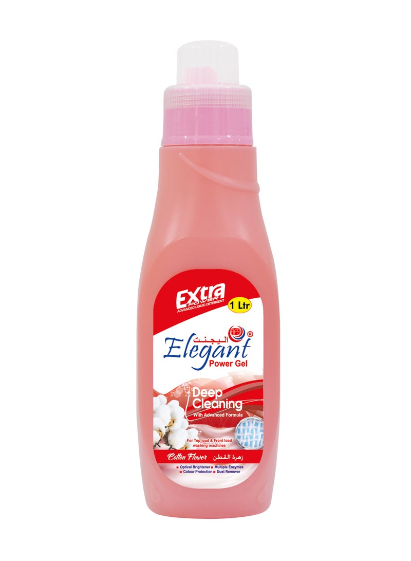 Elegant Cotton Flower Power GEL 1 Liter Liquid Detergent  - Image 1