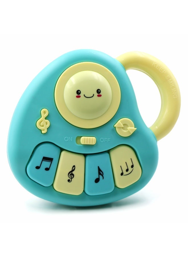 Chanak Baby Piano Musical Infant Toy 4 Key Nodes with 31 Music melodies includes Learning numbers & shapes, Flashing Lights Early Learning Baby Tiny Tunes For Boys Girls, Age 6 to 12 months (Color As Per Availability) - Image 2
