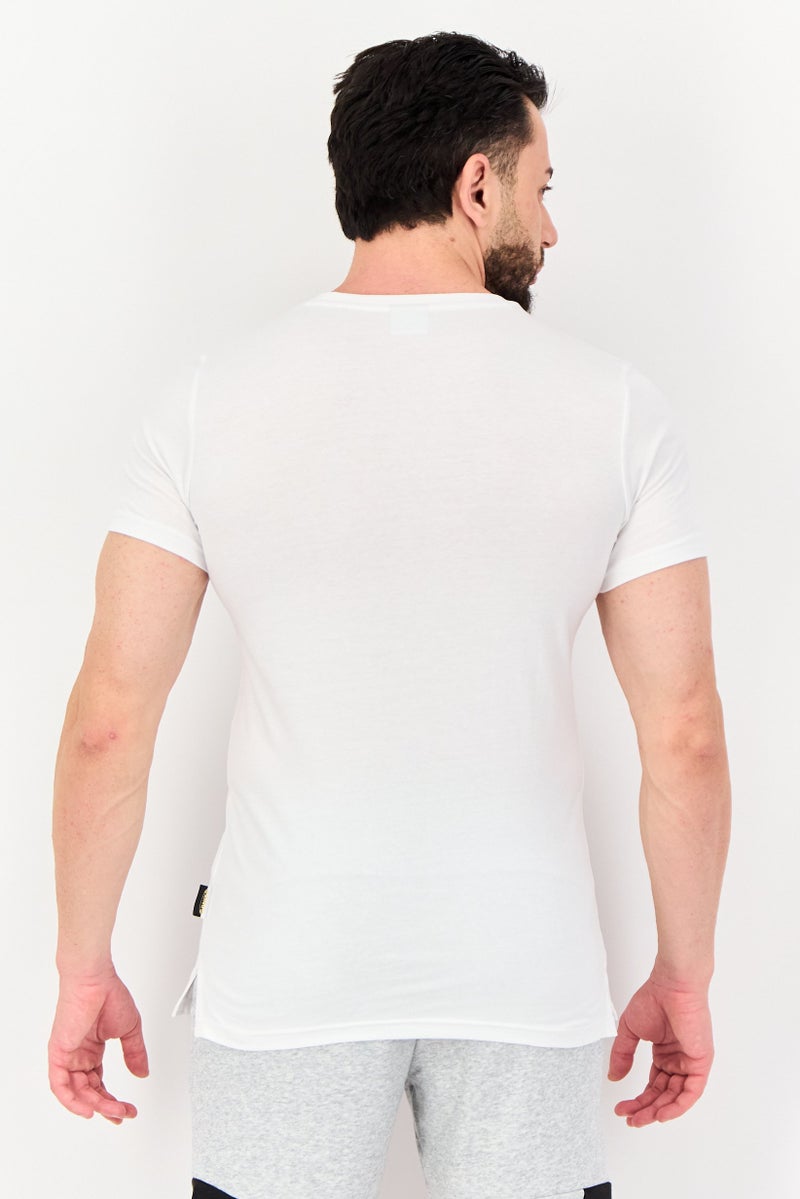 PUMA Men Slim Fit Short Sleeve Outdoor T-Shirts, White - Image 3