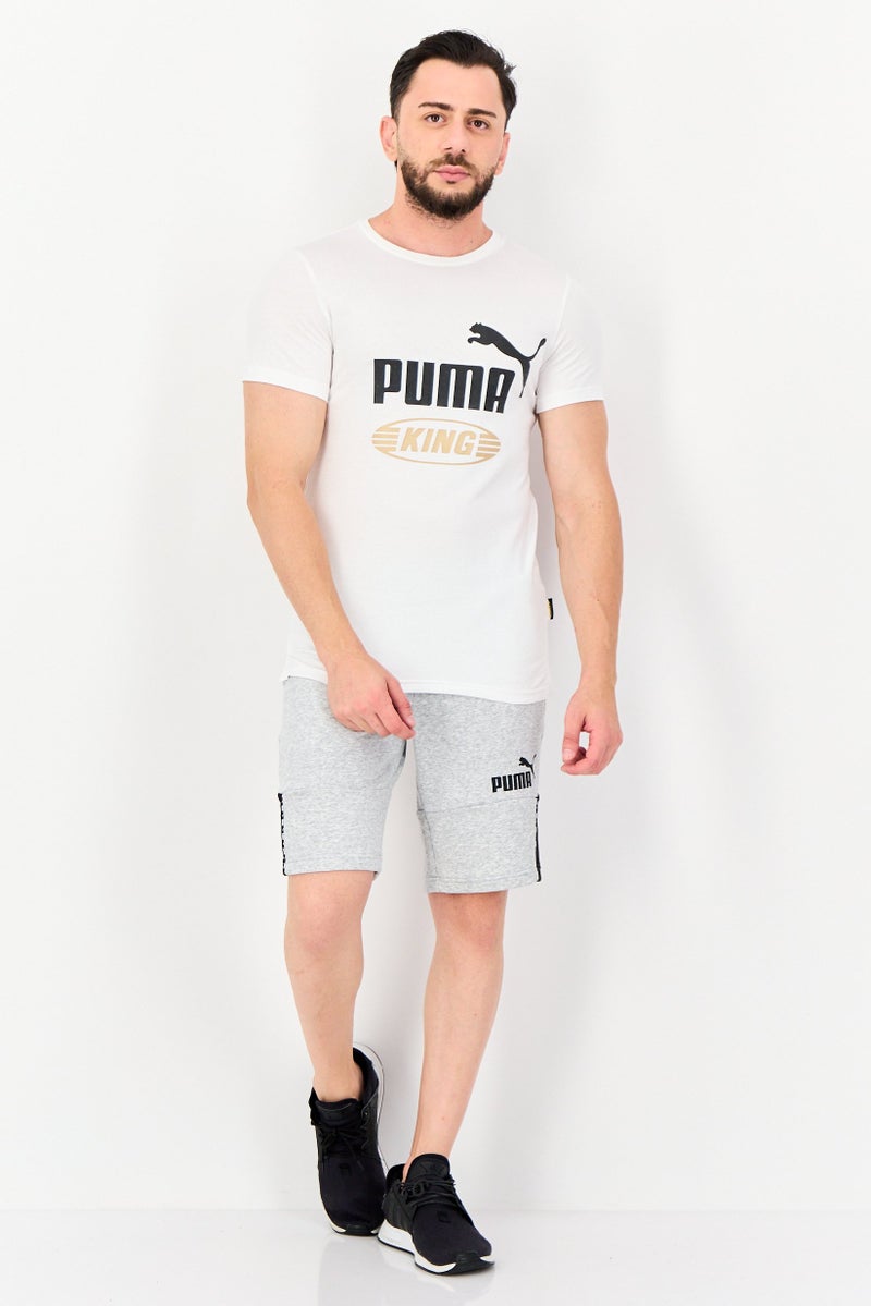 PUMA Men Slim Fit Short Sleeve Outdoor T-Shirts, White - Image 4