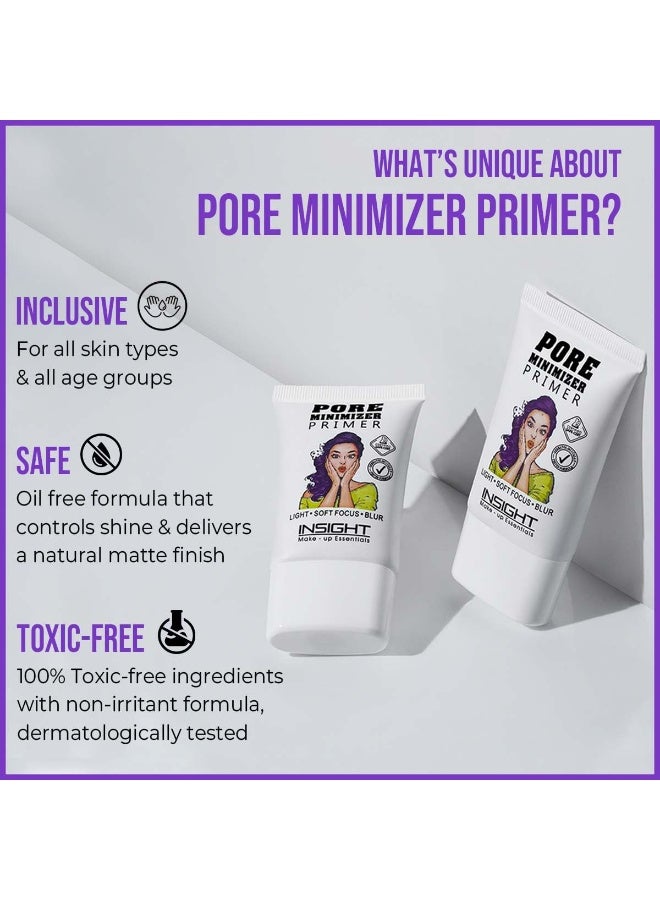 INSIGHT Pore Minimizer Primer 10ml | Hydrating, Lightweight & Non-Sticky | Smooth & Flawless Skin | Long-Lasting Cruelty-Free Makeup Base - Image 3