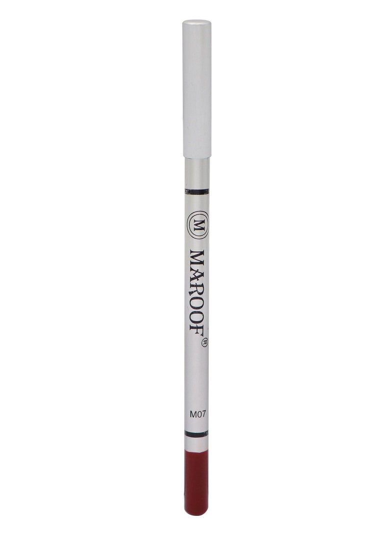 MAROOF Soft Eye and Lip Liner Pencil M07 Berry Red - Image 1