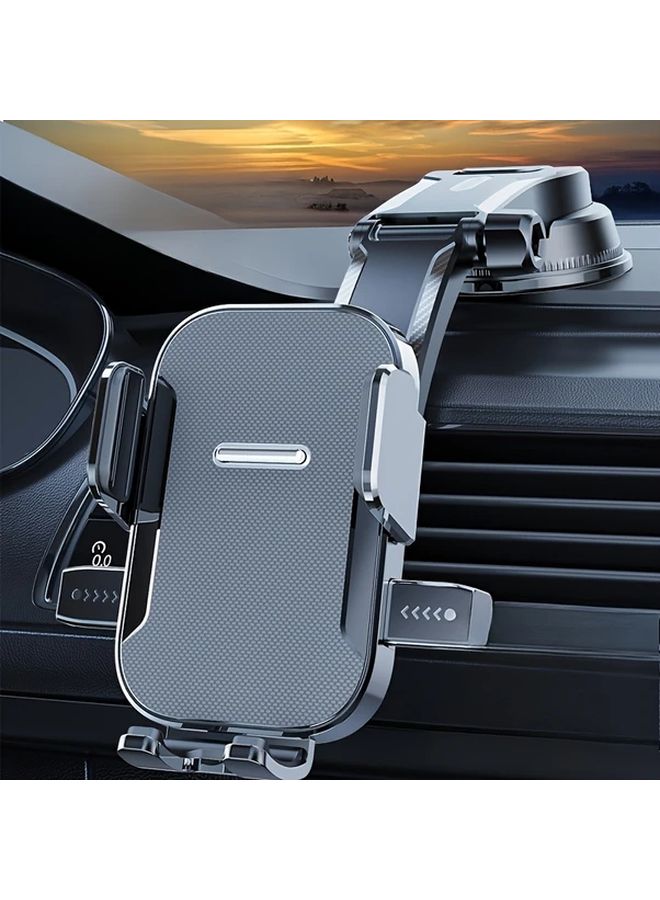 Universal Black Car Phone Mount Holder Anti Shake Strong Adhesion For All Phones - Image 1