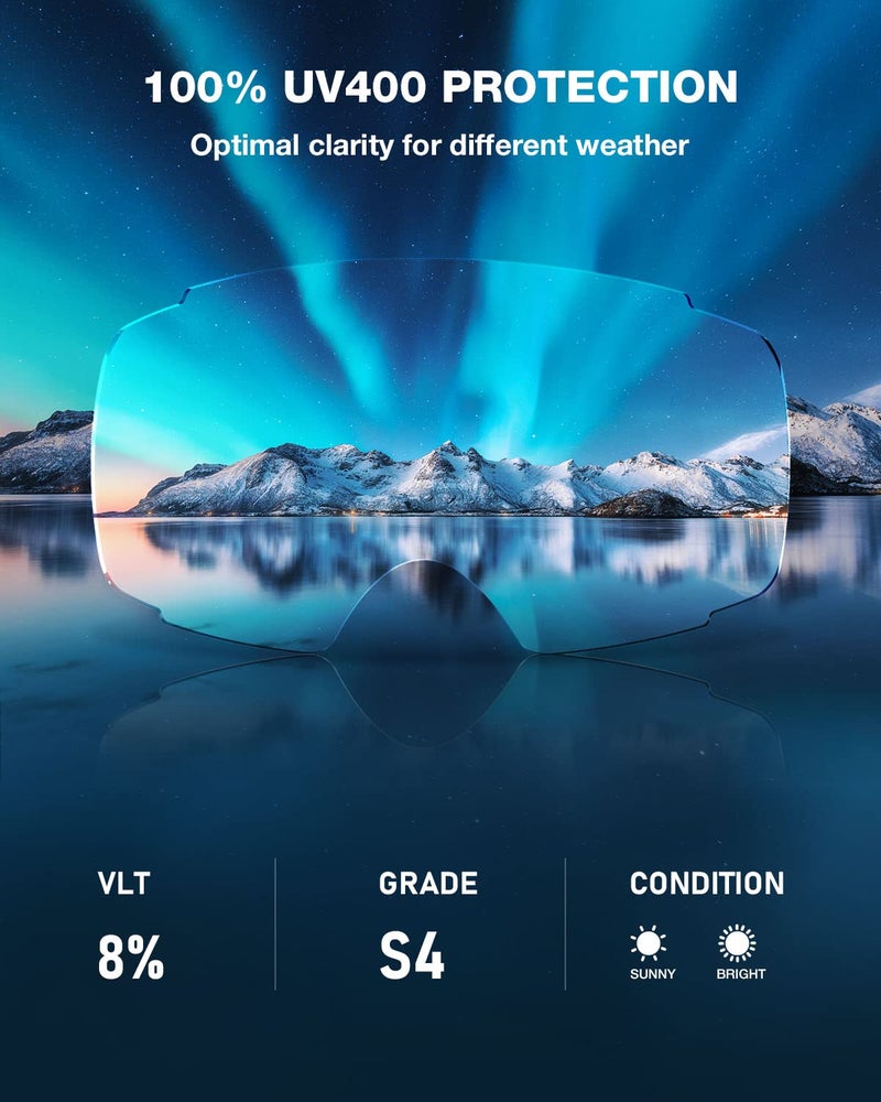 ZIONOR X4 Ski Goggles Magnetic Lens - Snowboard Goggles for Men Women Adult - Snow Goggles Anti-fog UV Protection - Image 2