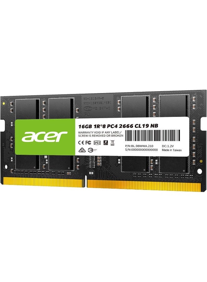 أيسر SD100 16GB DDR4 3200MHz SO-DIMM Laptop RAM, CL22, 1.2V, 260-Pin – BL.9BWWA.213 16 GB - Image 2