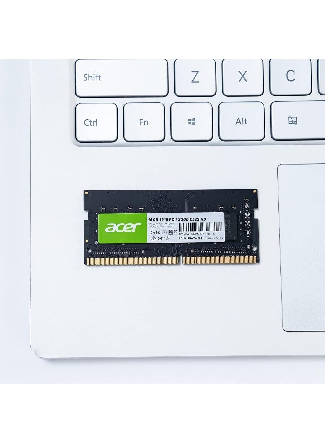 أيسر SD100 16GB DDR4 3200MHz SO-DIMM Laptop RAM, CL22, 1.2V, 260-Pin – BL.9BWWA.213 16 GB - Image 3
