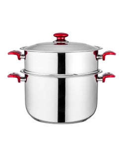 Bowen 2-Layer Stainless Steel Steamer Pot Silver  - Image 1