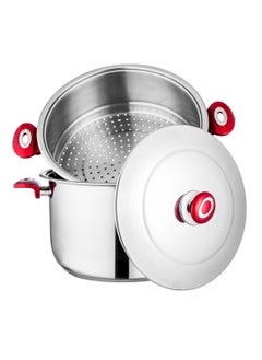 Bowen 2-Layer Stainless Steel Steamer Pot Silver  - Image 2