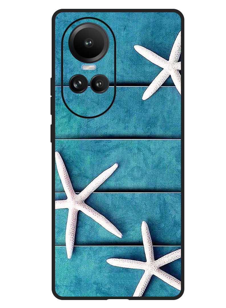 Theodor Protective Case Anti Scratch Shock Proof Bumper Cover For Oppo Reno 10/10 Pro Star Fishes - Image 1