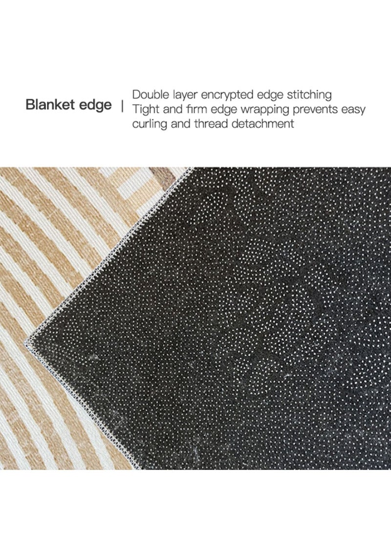 Sharpdo Modern Area Rugs Simple Short Pile Carpet Living Room Bedroom Rug Anti Slip Floor Carpet Home Decor 200*300CM  - Image 5