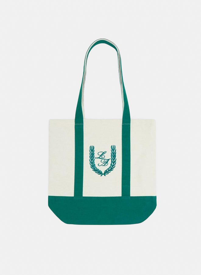 FOREVER 21 Two-Tone Embroidered LA Tote Bag  - Image 1