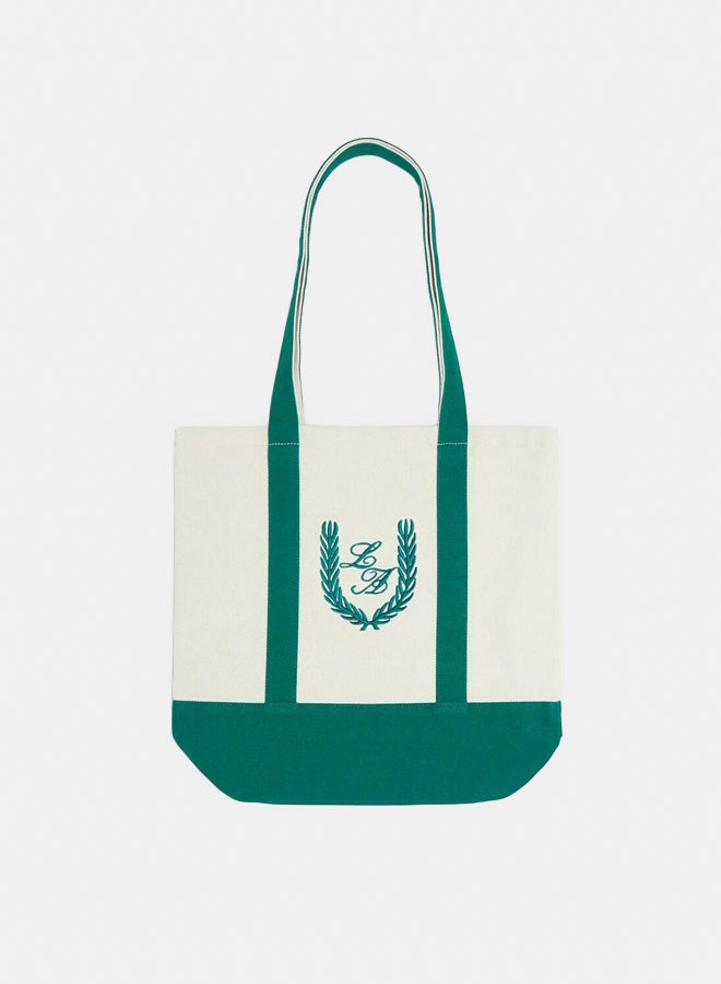FOREVER 21 Two-Tone Embroidered LA Tote Bag  - Image 3