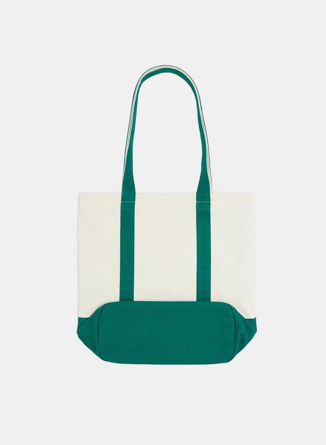 FOREVER 21 Two-Tone Embroidered LA Tote Bag  - Image 4
