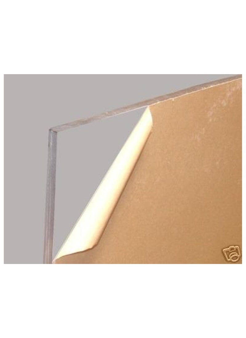SMARTPOINTS Clear Acrylic Plexiglas Sheet , 1/4" Thick, 8" X 12" (Pack of 2)  - Image 1