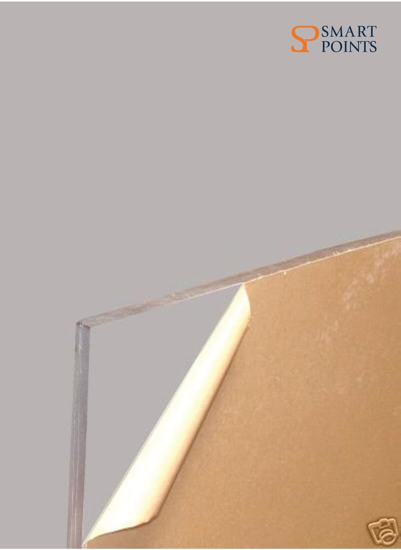 SMARTPOINTS Clear Acrylic Plexiglas Sheet , 1/4" Thick, 8" X 12" (Pack of 2)  - Image 3