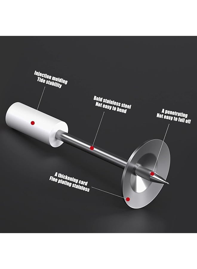 BOSS LIFE STYLE 100Pcs Manual Steel Nails Gun Rivet Tool Round Nails 7.3Mm Portable Nail Shooting Machine Nail Wall Fastening Tool - Image 3