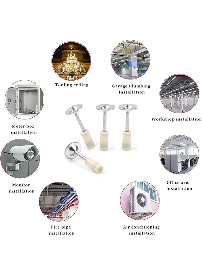 BOSS LIFE STYLE 100Pcs Manual Steel Nails Gun Rivet Tool Round Nails 7.3Mm Portable Nail Shooting Machine Nail Wall Fastening Tool - Image 5