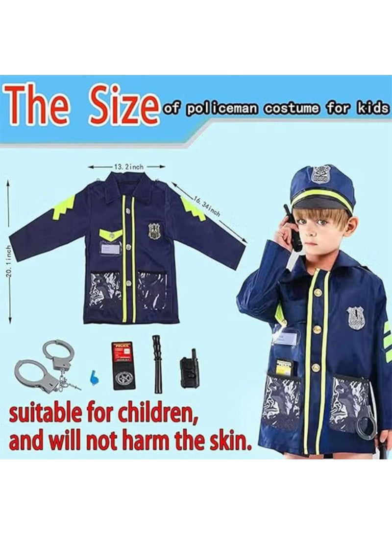 زي ضابط الشرطة البطل للأطفال ومجموعة أدوات حفظ النظام - Image 3