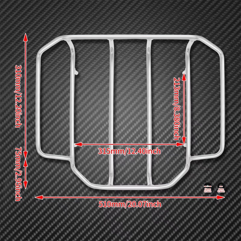 HX Shelf Electroplating Motorcycle Travel Bag Trunk Luggage Rrack Compatible With Touring Tour Pack Road King Street Electra Glide Classic Special FLHR FLHX FLHT 1984 2023 2019 - Image 2