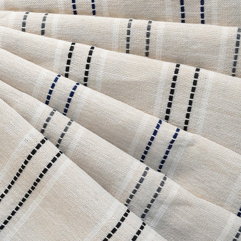 cygnus Decorative Linen Striped Throw Pillow Covers 18x18 Inch Set of 2 Neutral Boho Farmhouse Textured Cushion Covers Modern Home Decor for Couch Sofa Bed Living Room,Beige and Gray - Image 4