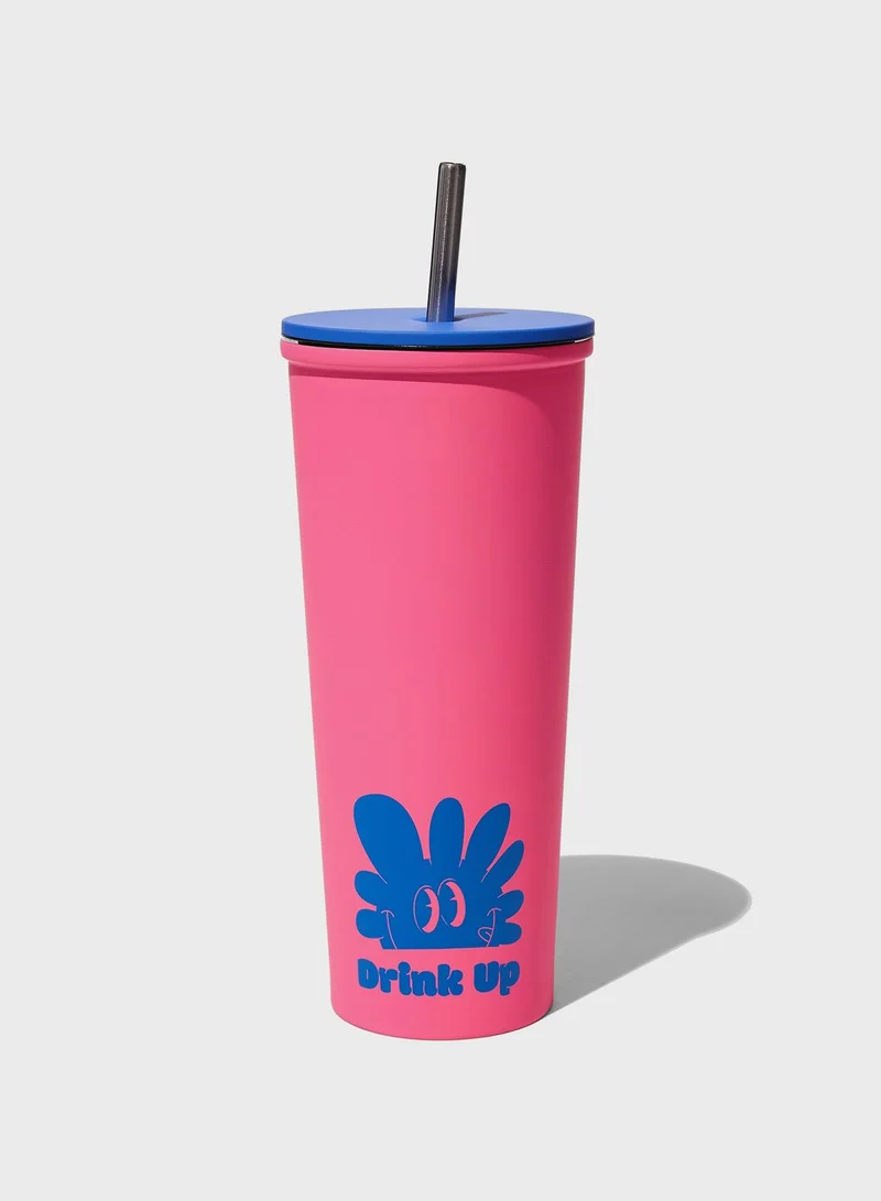 Typo Metal Smoothie Cup